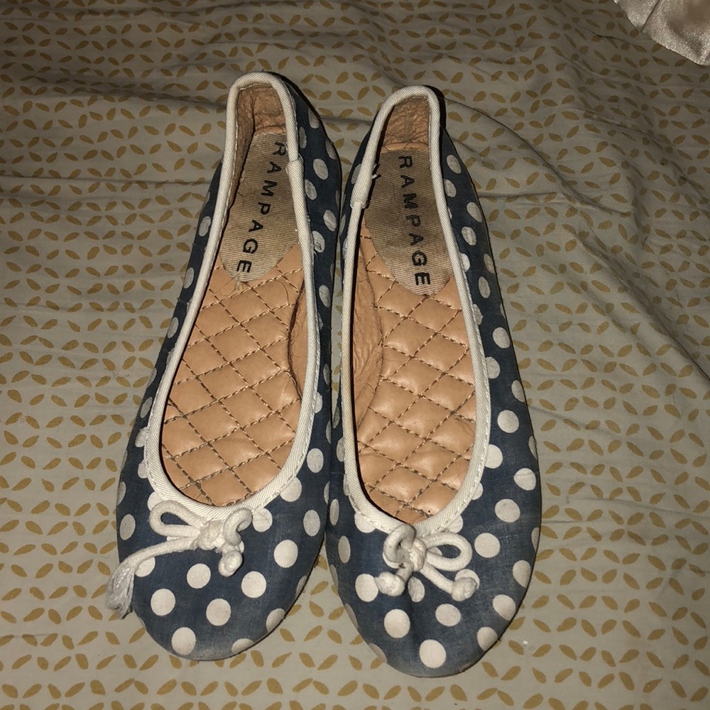 Rampage Polka Dot Flats